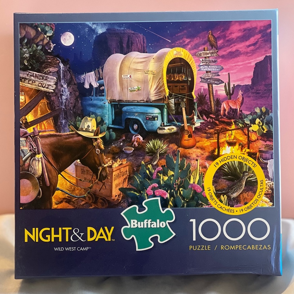 1000- Piece Wild West Camp Puzzle
